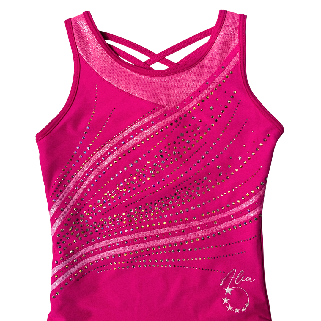 Justaucorps de gymnastique Little Stars Azalea x Alia rose