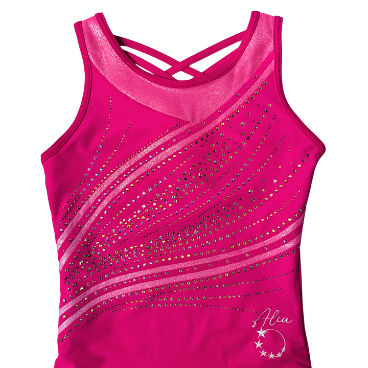 Justaucorps de gymnastique Little Stars Azalea x Alia rose