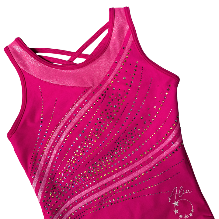 Justaucorps de gymnastique Little Stars Azalea x Alia rose