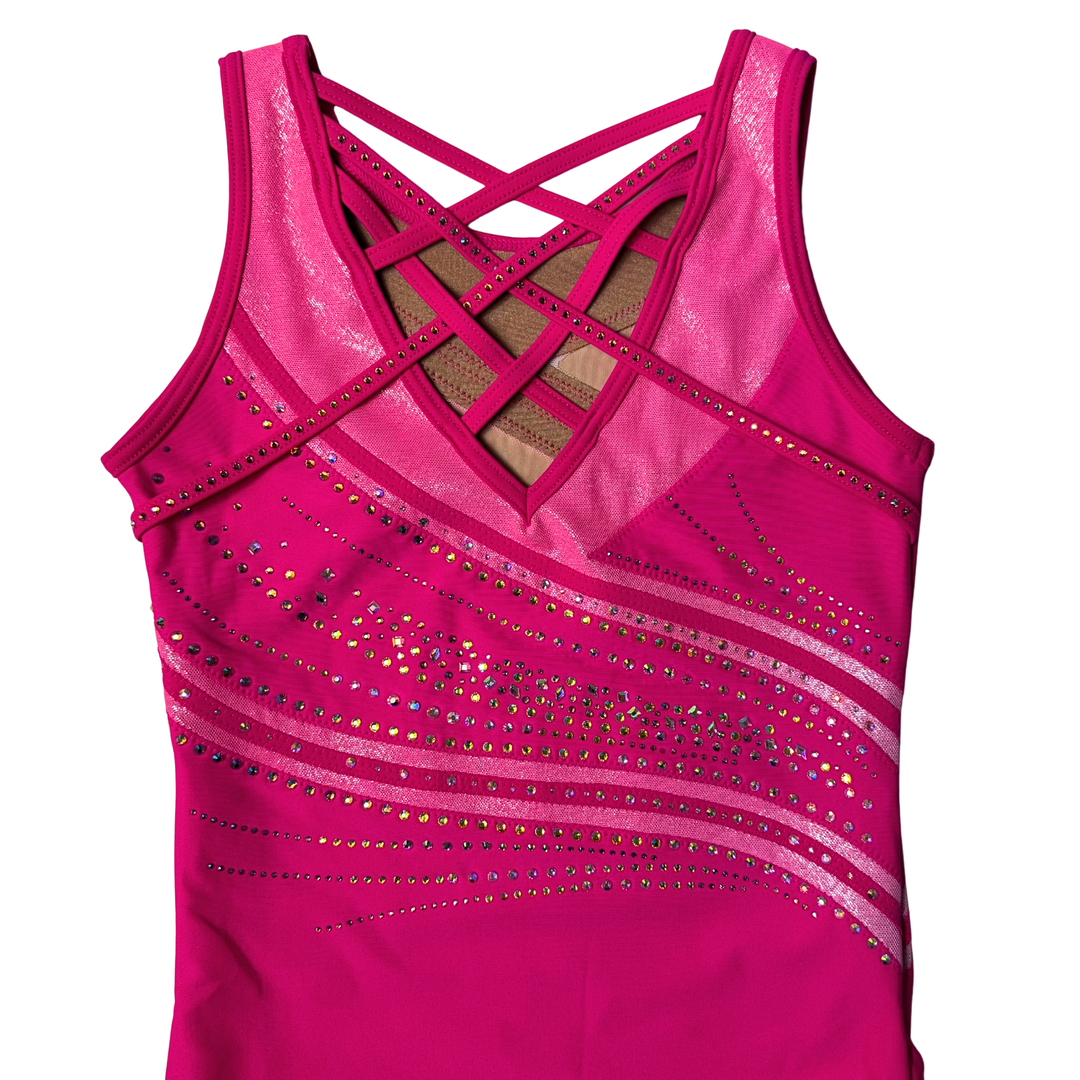 Justaucorps de gymnastique Little Stars Azalea x Alia rose