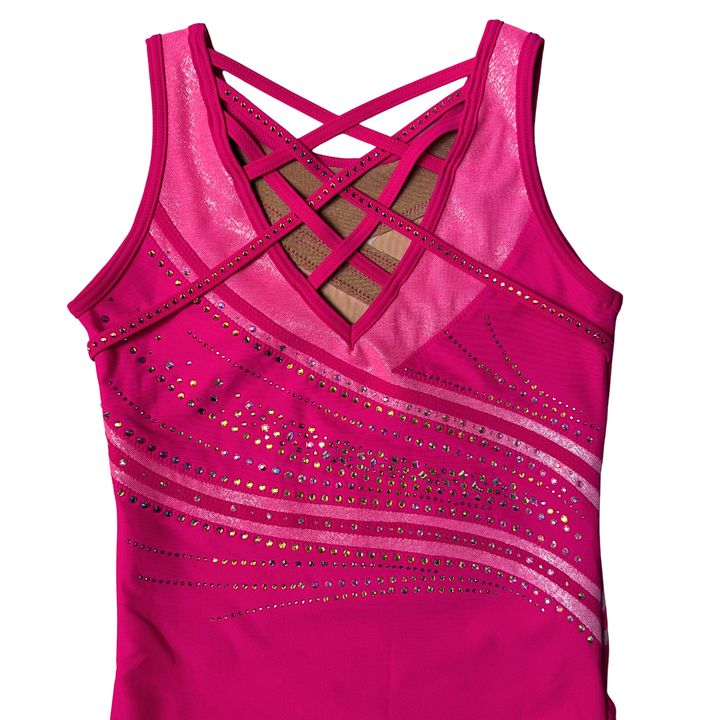 Justaucorps de gymnastique Little Stars Azalea x Alia rose