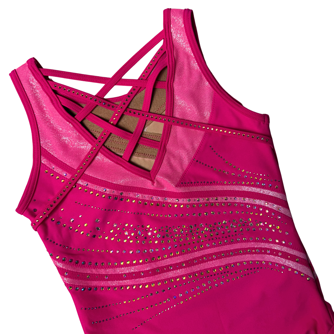 Justaucorps de gymnastique Little Stars Azalea x Alia rose