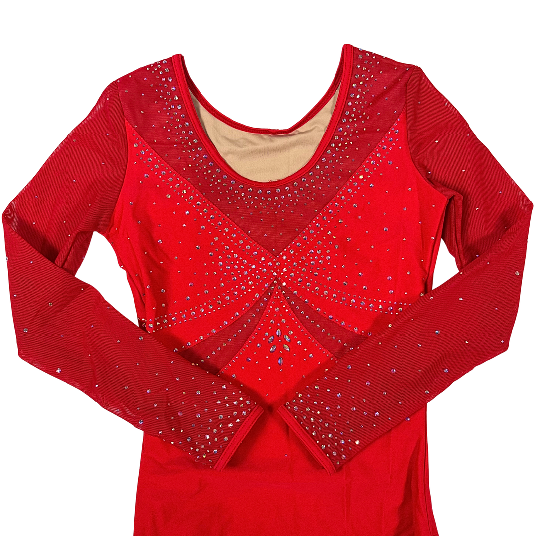 Justaucorps Petites Étoiles Duchesse Rouge