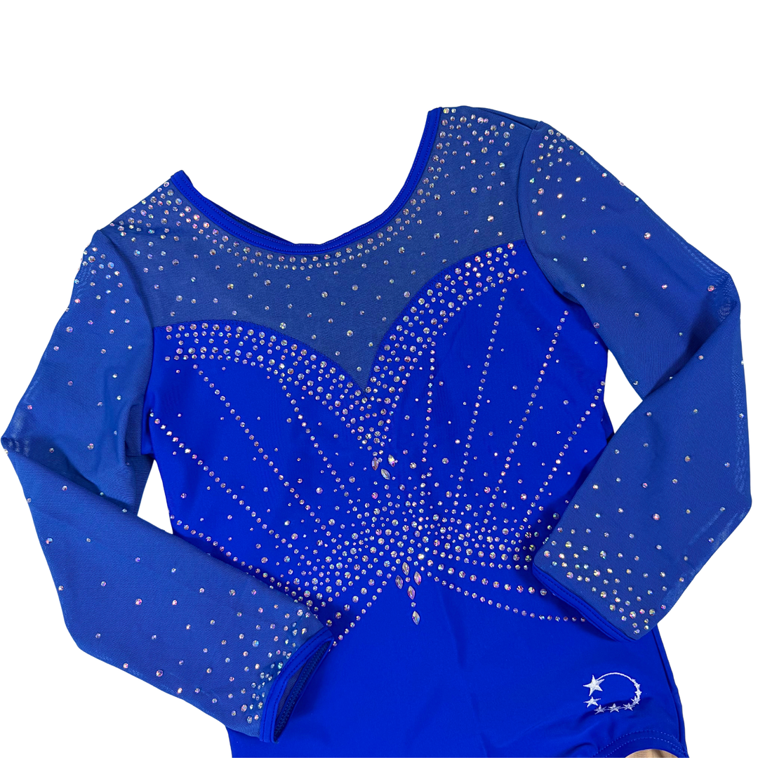 Little Stars Empress Royal Gymnastics Leotard Blue