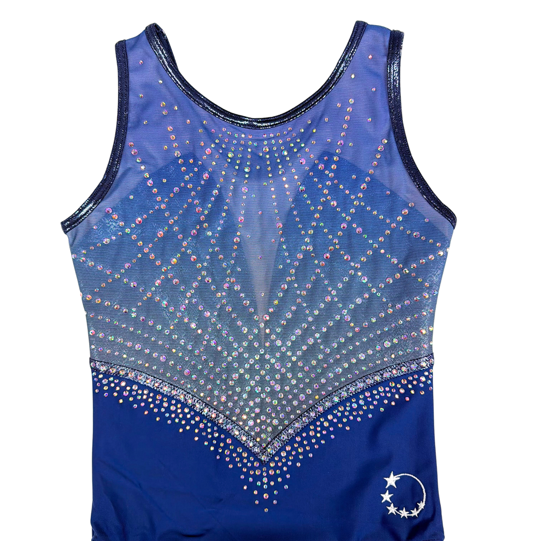 Turnpakje Little Stars Glitz Marineblauw