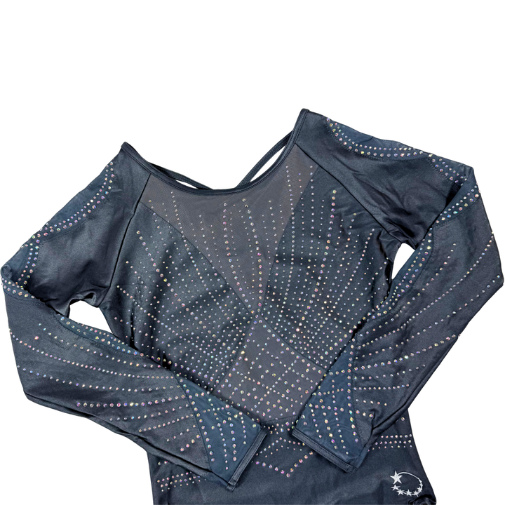 Justaucorps de gymnastique Little Stars Glory gris