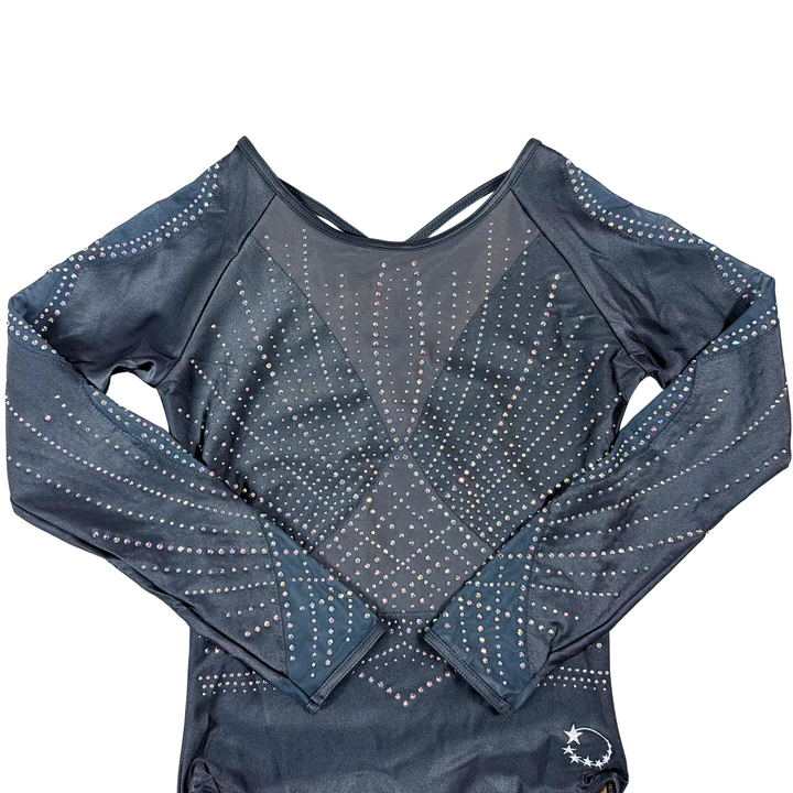 Justaucorps de gymnastique Little Stars Glory gris