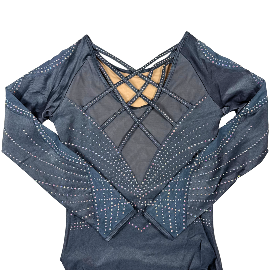 Justaucorps de gymnastique Little Stars Glory gris