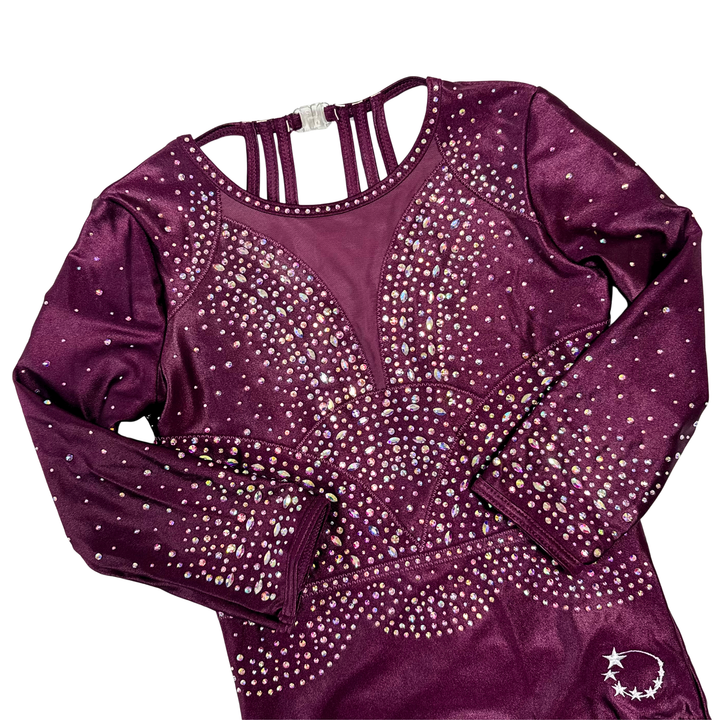 Leotard Little Stars Grace Claret