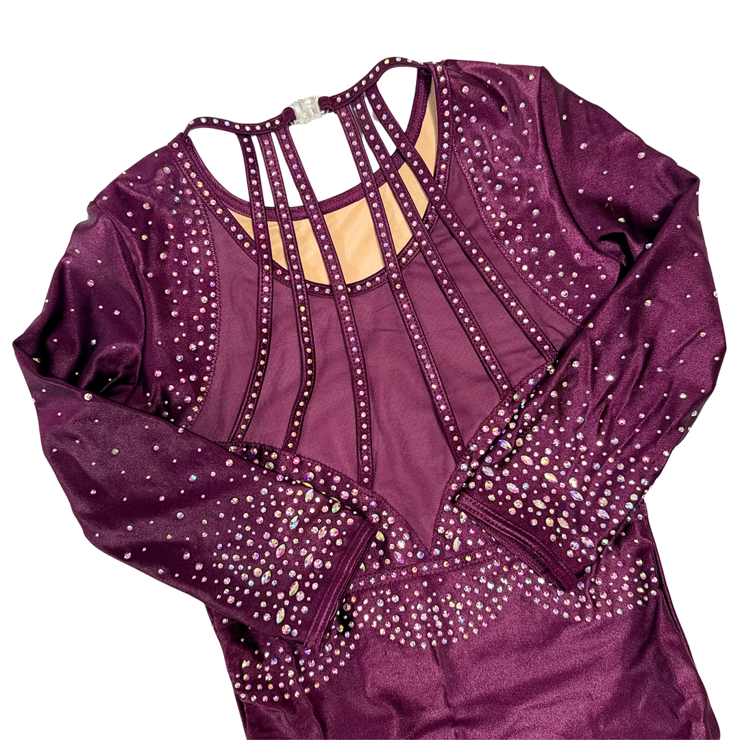 Leotard Little Stars Grace Claret