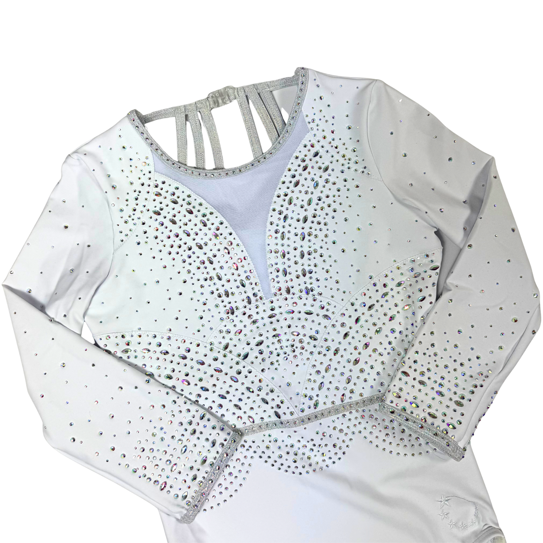 Justaucorps Little Stars Grace Blanc