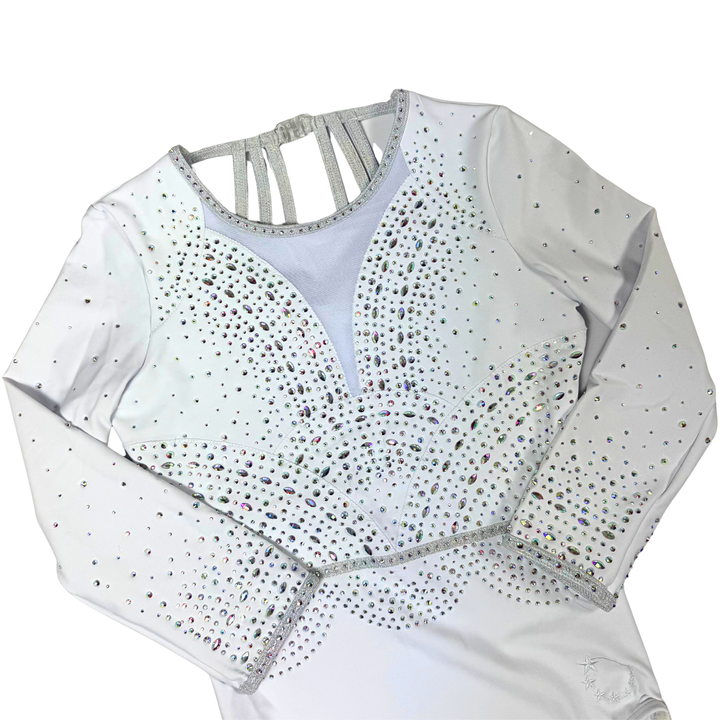 Justaucorps Little Stars Grace Blanc