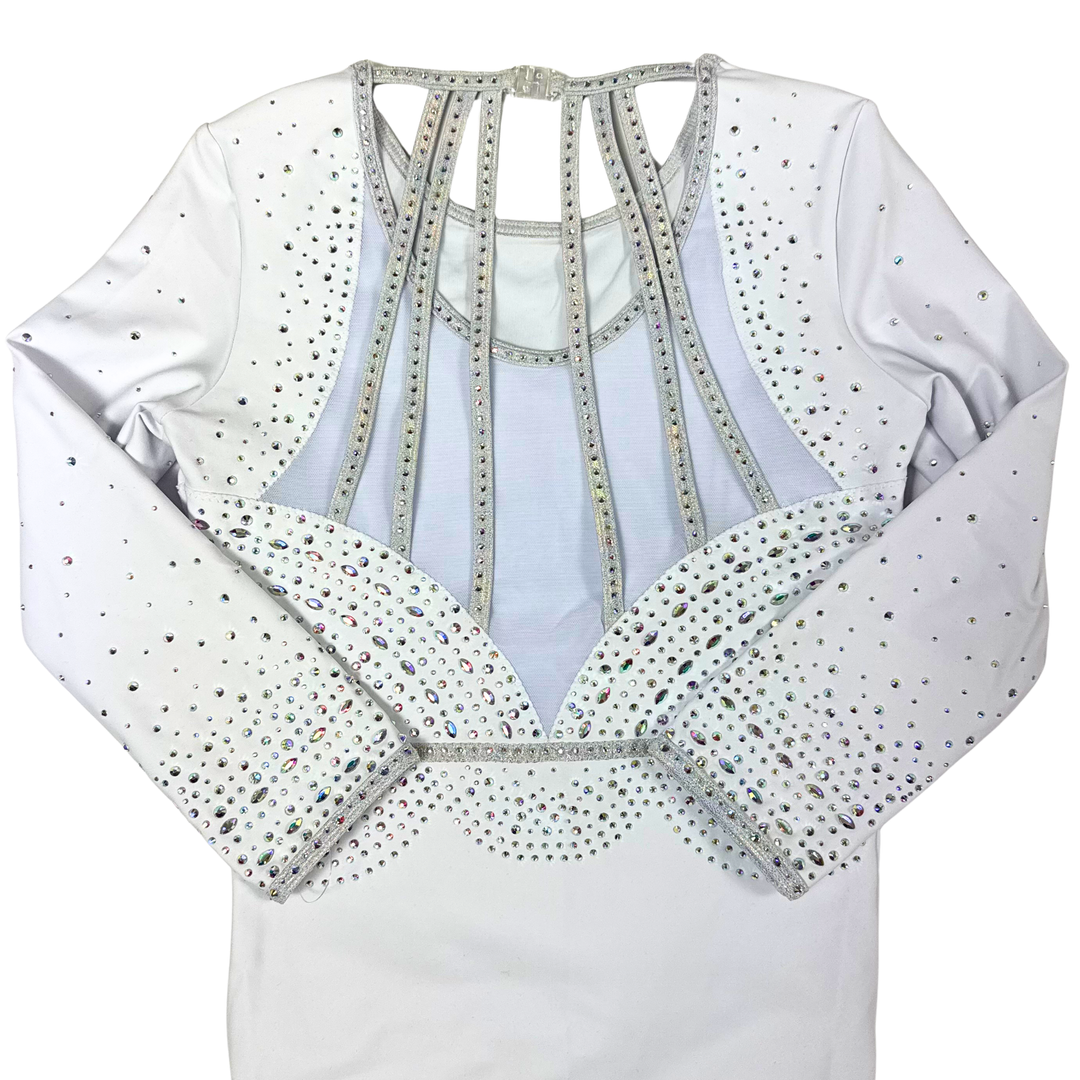 Justaucorps Little Stars Grace Blanc