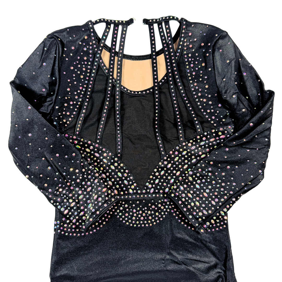 Little Stars Grace Black Gymnastics Leotard