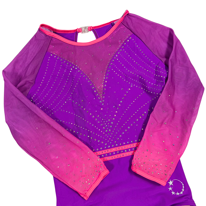 Gymnastic Leotard Little Stars Hotshot Purple