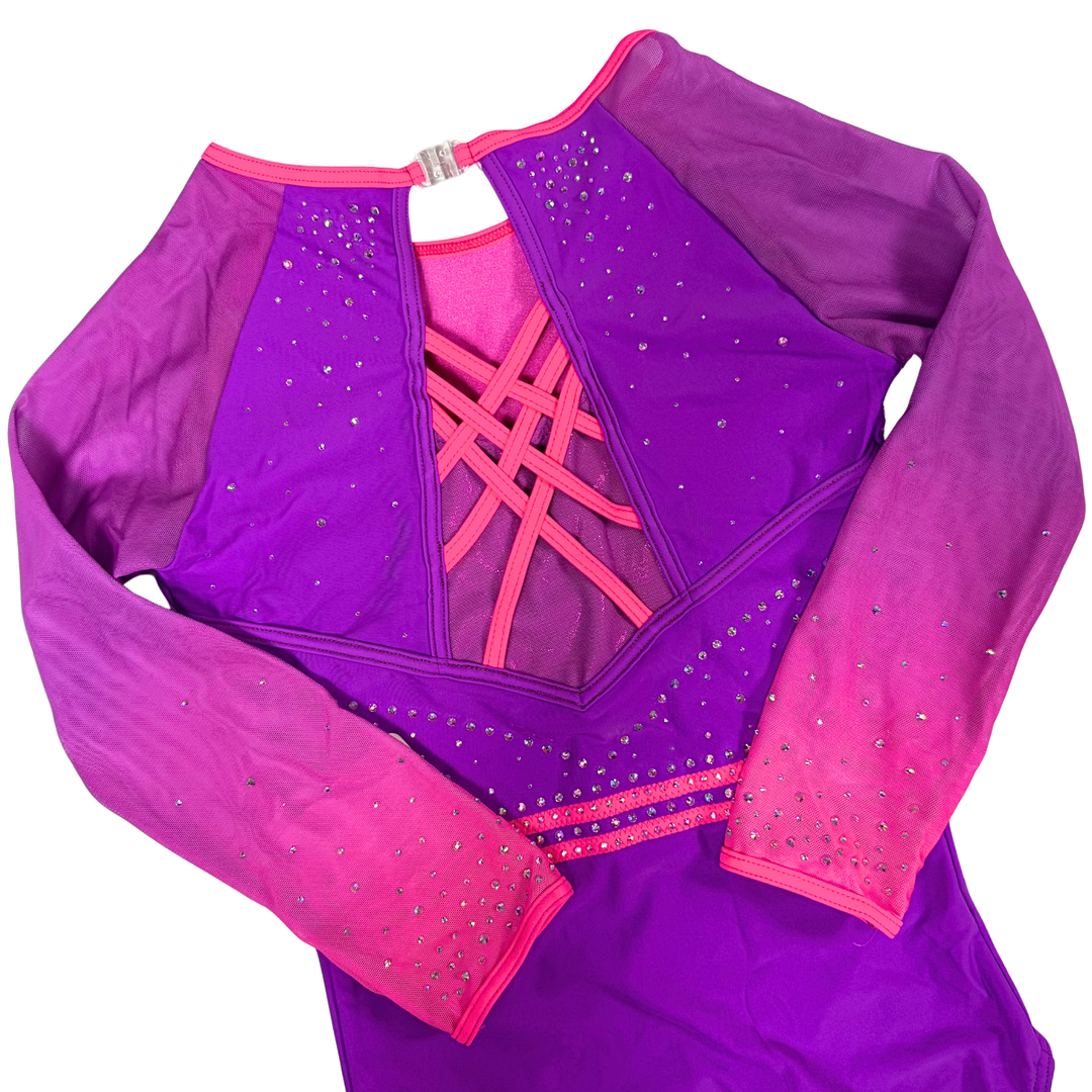 Gymnastic Leotard Little Stars Hotshot Purple