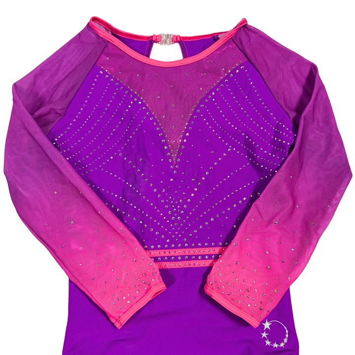 Gymnastic Leotard Little Stars Hotshot Purple