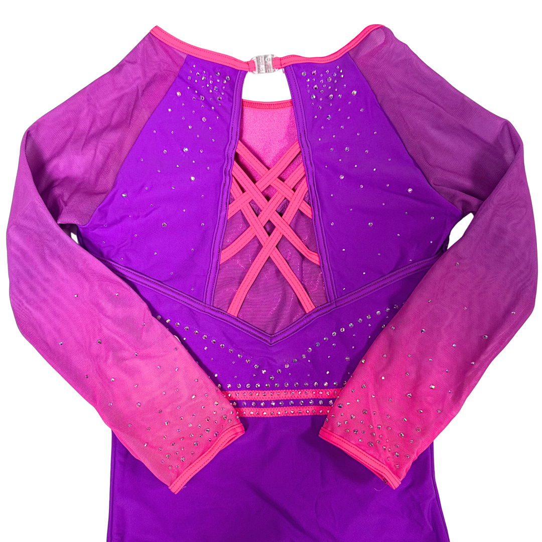 Gymnastic Leotard Little Stars Hotshot Purple