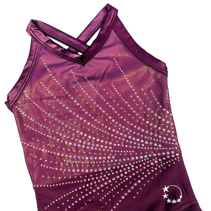 Turnpakje Little Stars Radiance Bordeauxrood