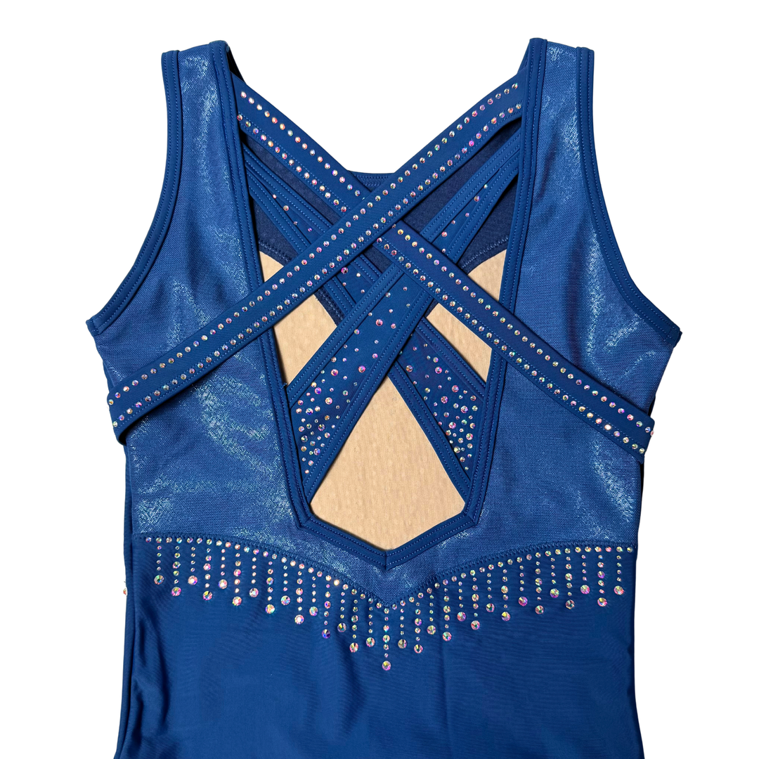 Justaucorps de gymnastique Little Stars Sapphire x Scarlett Blue
