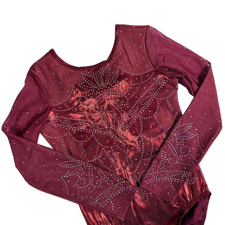 Justaucorps Mila Bordeaux Manches Longues - Mystic
