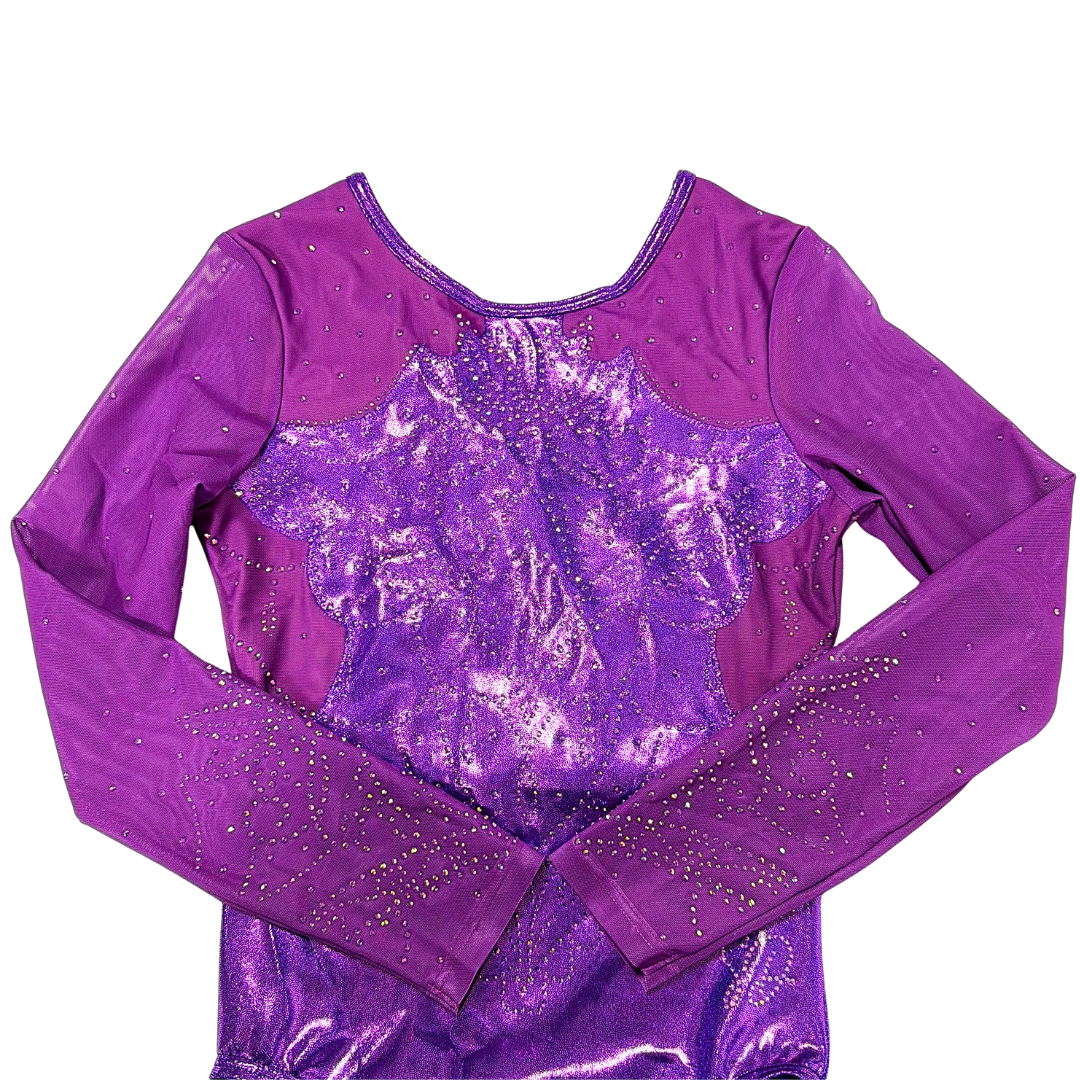 Justaucorps Mila Fuchsia Manches Longues - Mystic