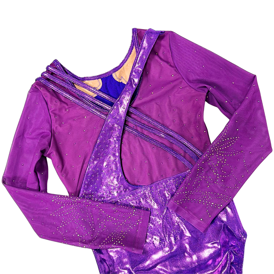 Justaucorps Mila Fuchsia Manches Longues - Mystic