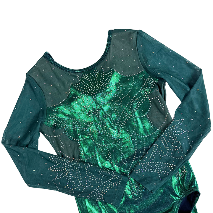 Mila Navy Kelly Long Sleeve Gymnastics Leotard - Mystic -> CLUB