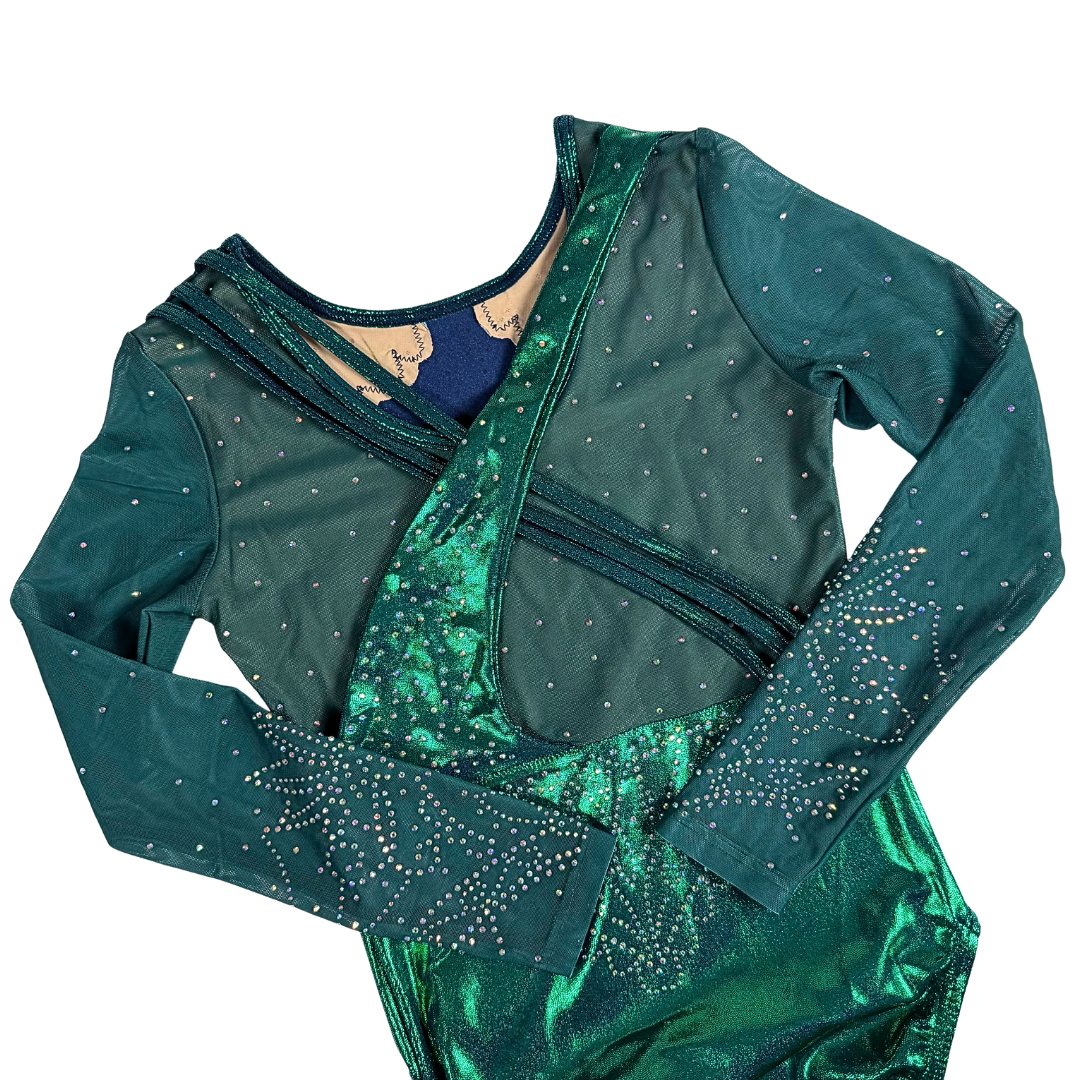 Mila Navy Kelly Long Sleeve Gymnastics Leotard - Mystic -> CLUB