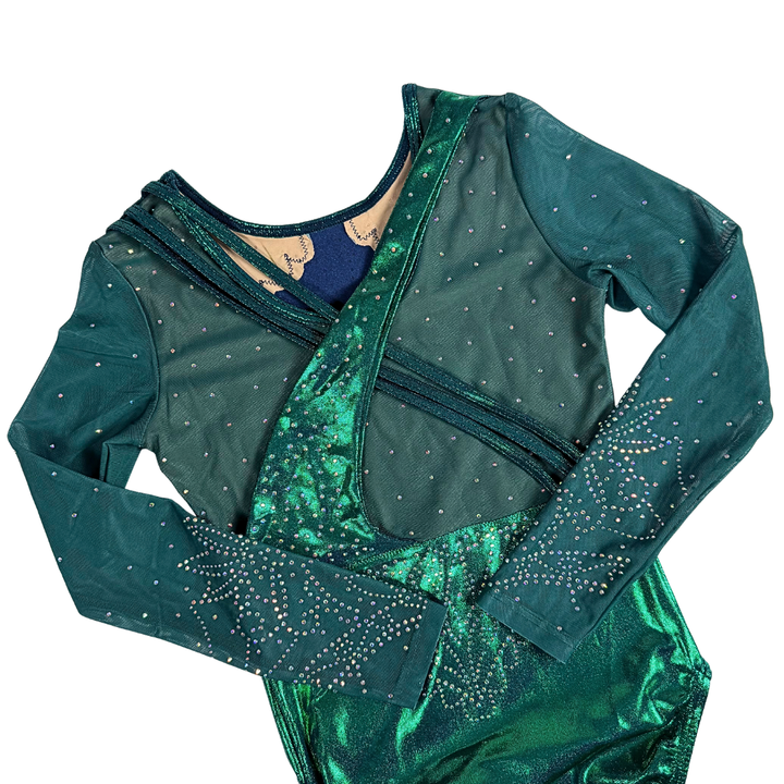 Mila Navy Kelly Long Sleeve Gymnastics Leotard - Mystic -> CLUB