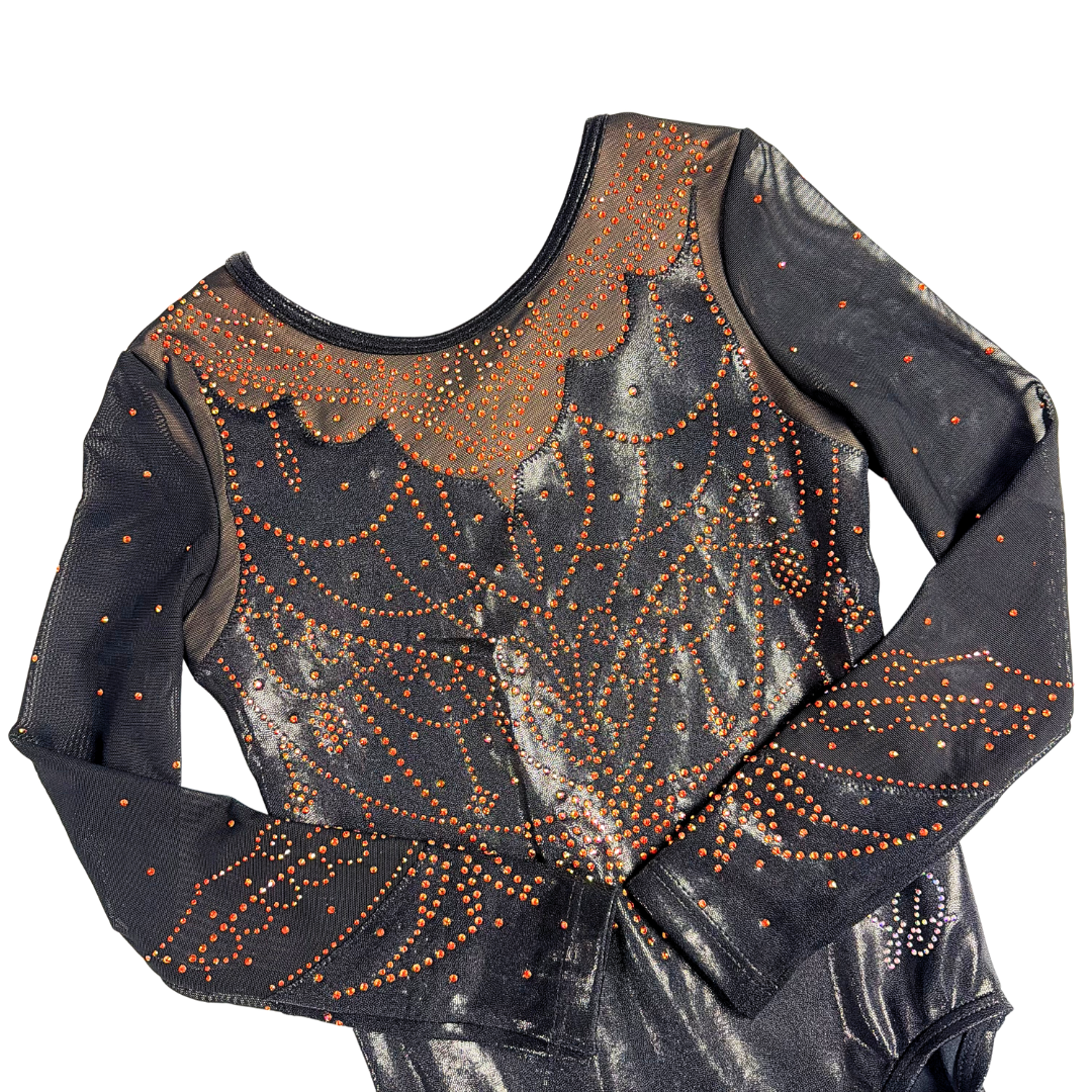 Turnpakje Roxy Zwart Lange Mouw - Mystic
