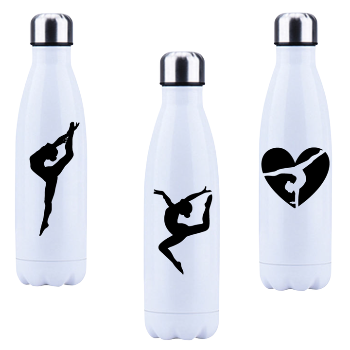 Drinkfles Stainless Steel Wit