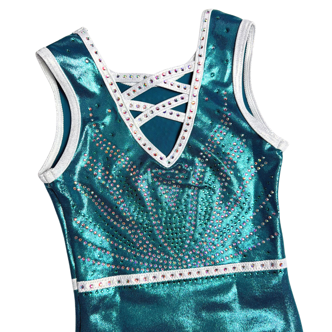 Turnpakje Zenna Zeegroen Zilver