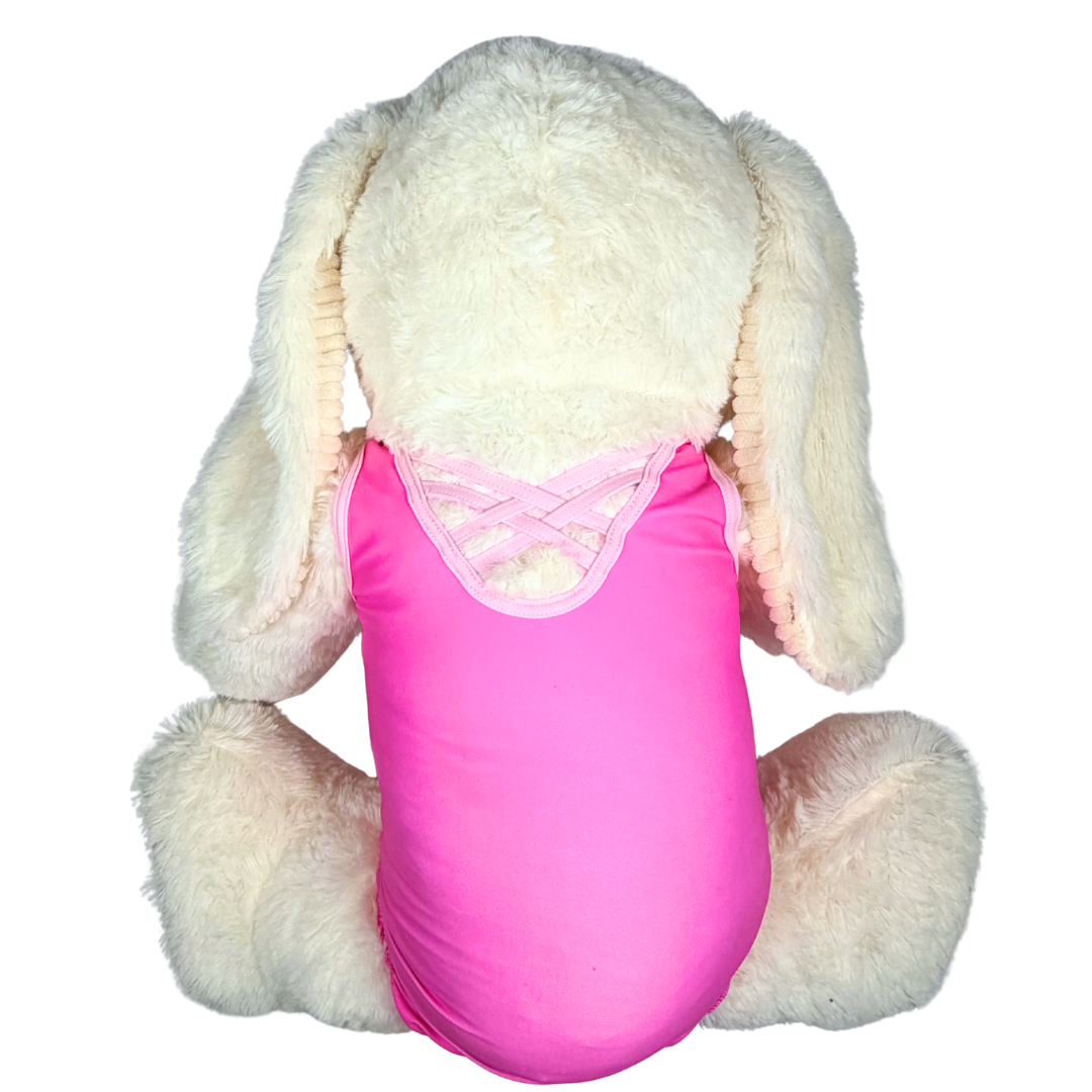 Mascotte Konijn XL (60 cm) met Turnpakje Sparkle & Dream