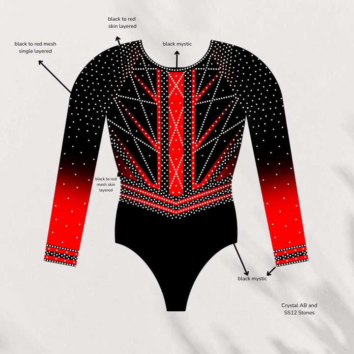 Justaucorps de gymnastique Hamarithi