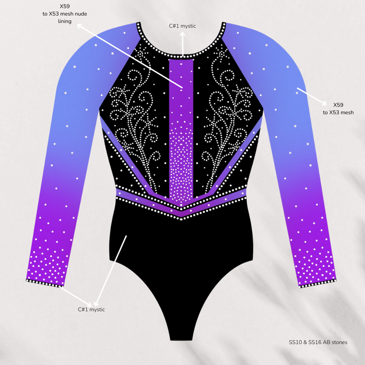 Combinaison de gymnastique GV Barendrecht Sans manches