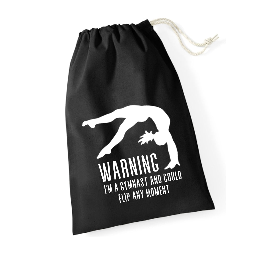 Leertjes/Lusjes Tasje Zwart Dames Warning Gymnast