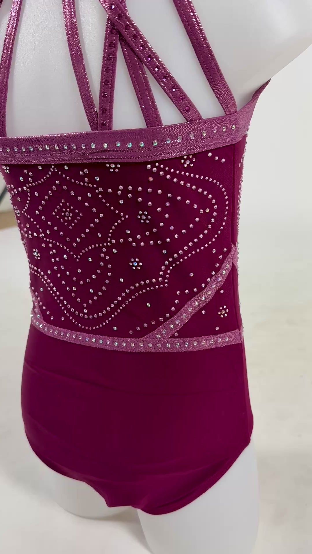 Justaucorps Ayla Aubergine Mauve