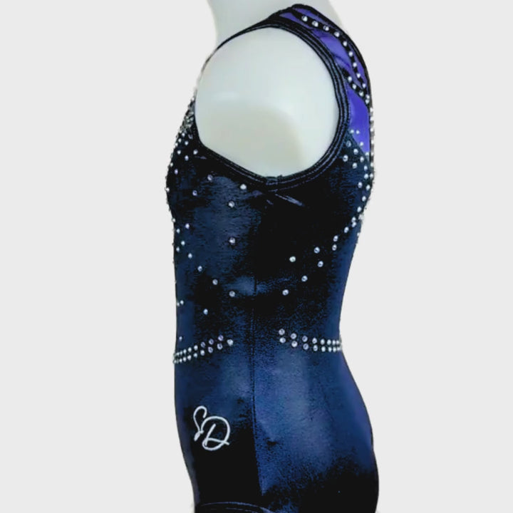 Turnpakje Renate Navy Mouwloos