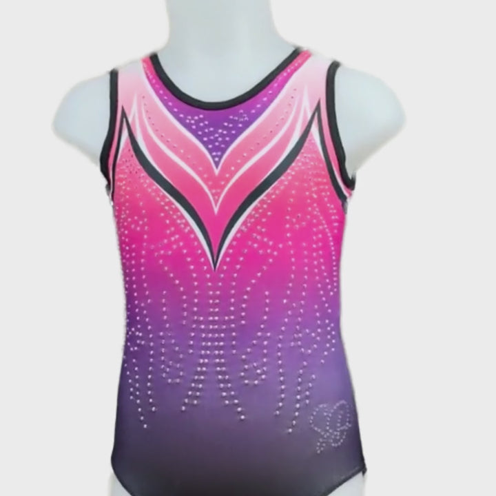 Gymnastics suit Kyla Purple Pink