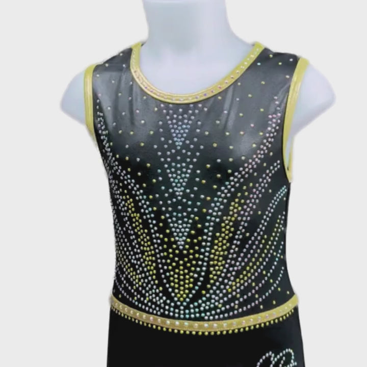 Turnpakje Zenna Zwart Goud