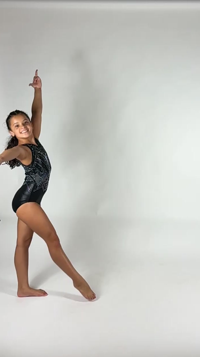 Turnpakje Fenna Zwart Mouwloos