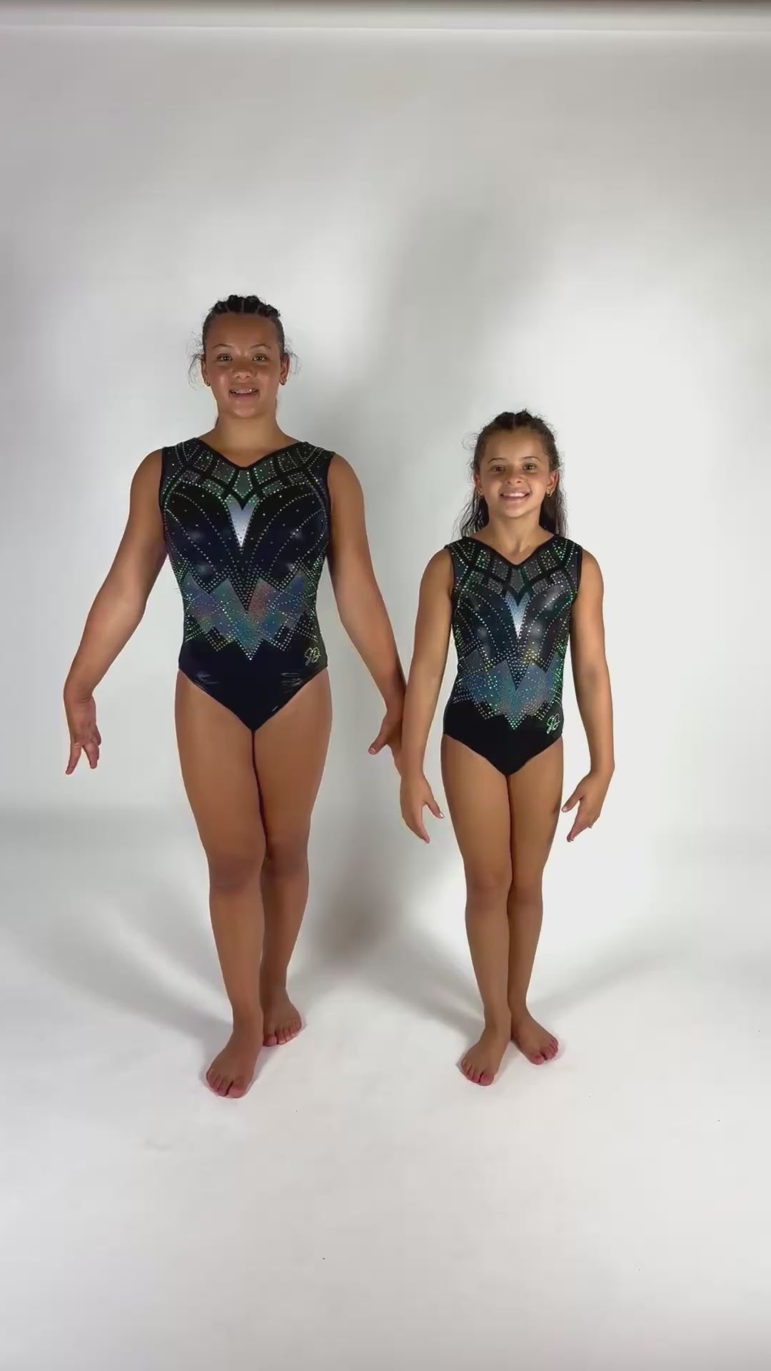 Turnpakje Fenna Zwart Mouwloos