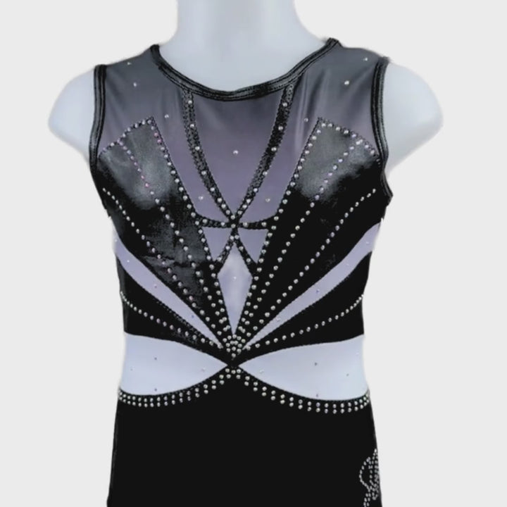 Turnpakje Roos Zwart Wit