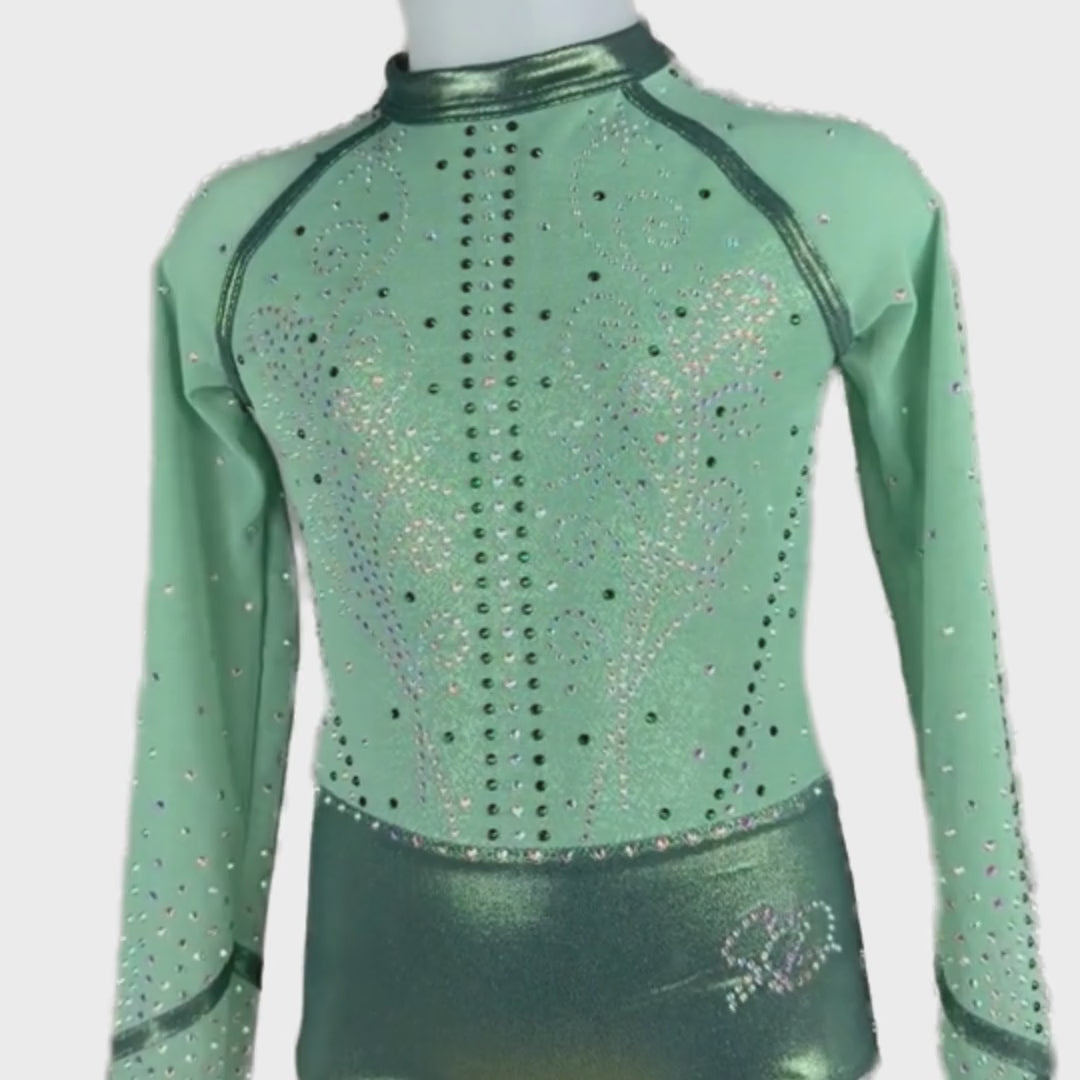 Turnpakje Tara Kaki Lange Mouw