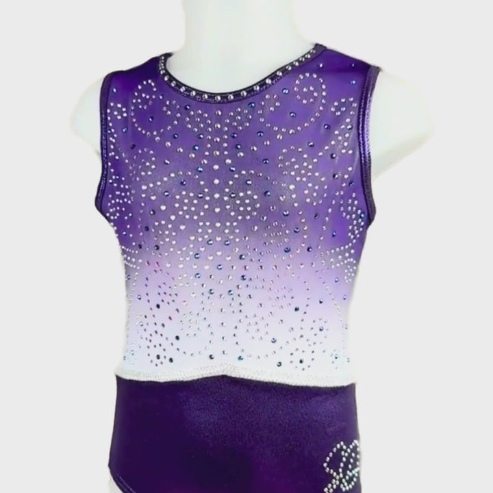 Turnpakje Danique Paars Wit