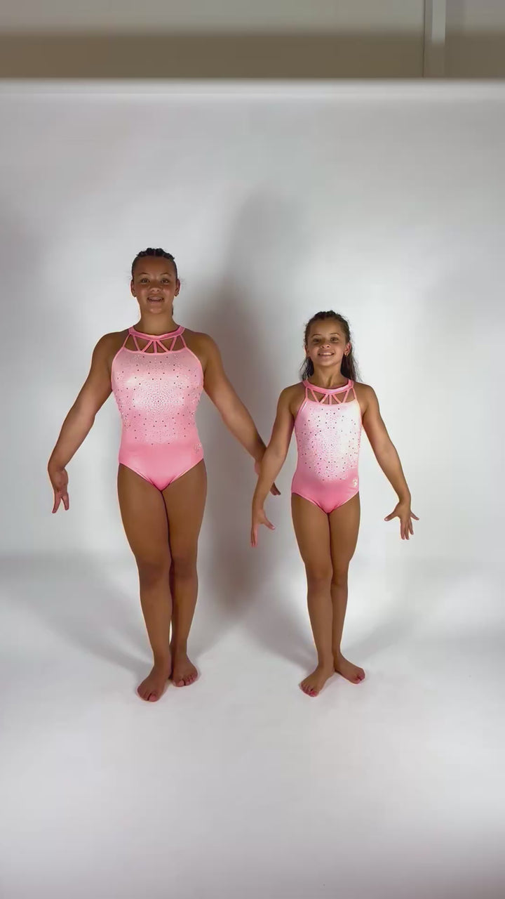 Turnpakje Jamie Koraal Mouwloos