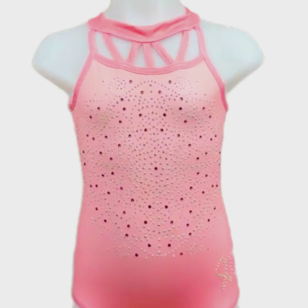 Turnpakje Jamie Koraal Mouwloos