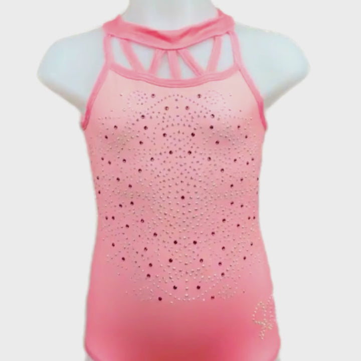 Turnpakje Jamie Koraal Mouwloos