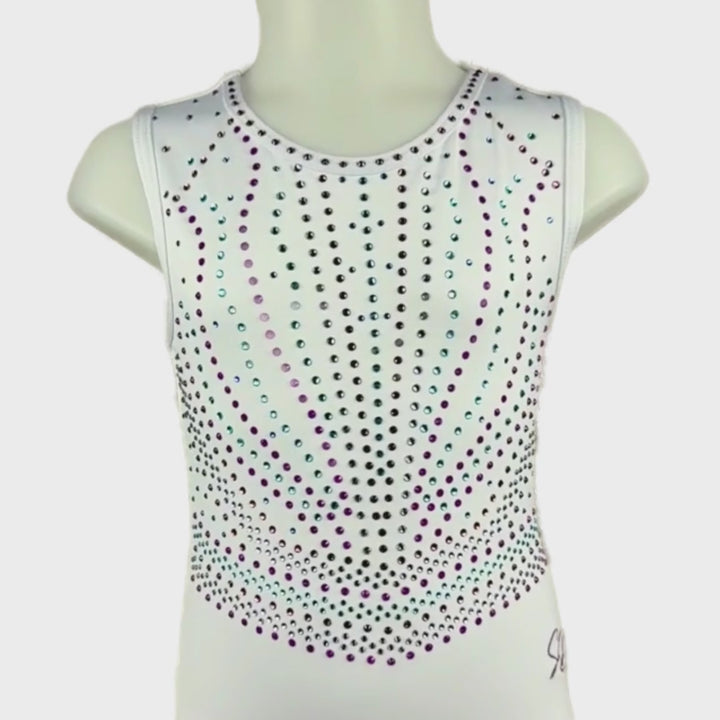 Turnpakje Yfke Wit Mouwloos